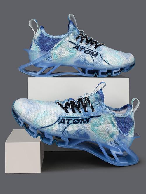 men blue lace up sneaker - 21975387 -  Standard Image - 0