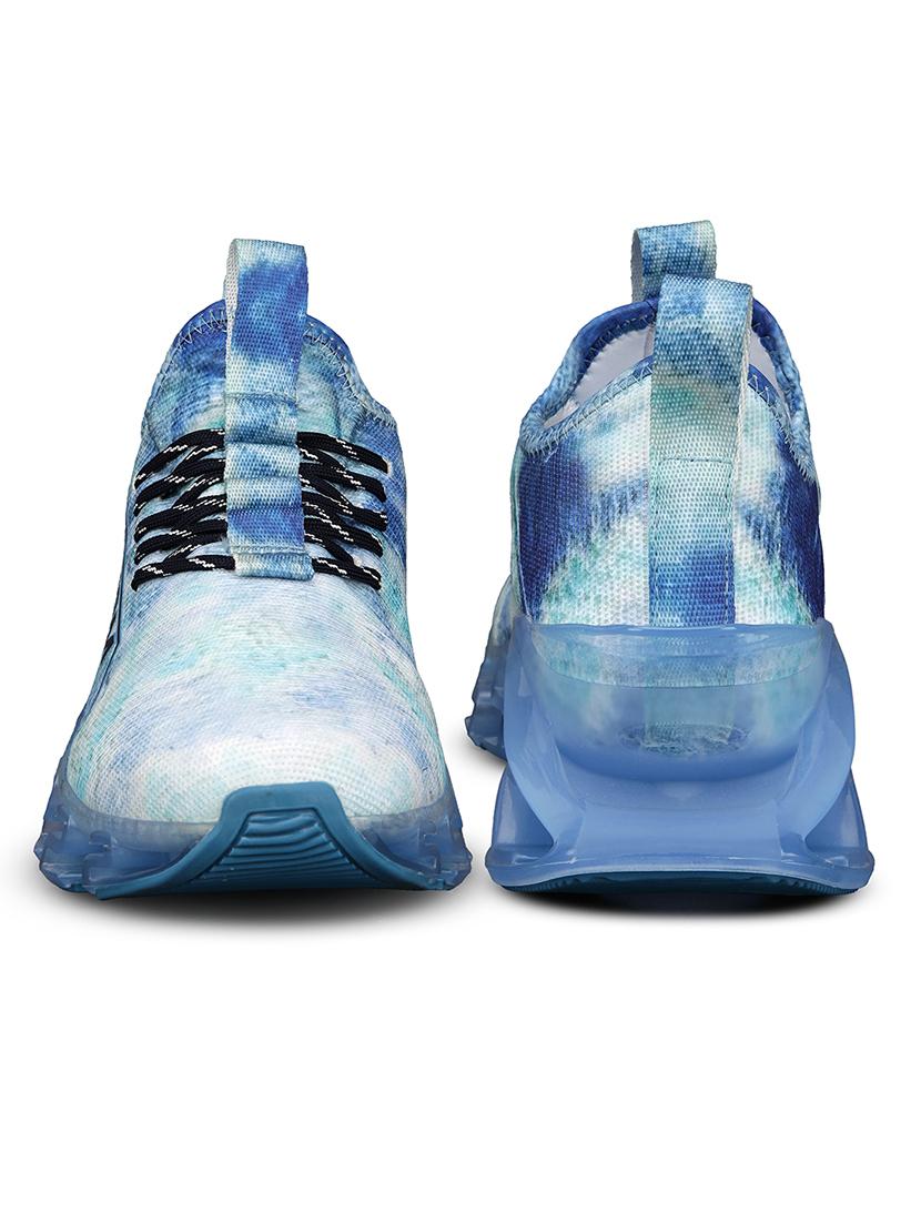 men blue lace up sneaker - 21975387 - Standard Image - 5