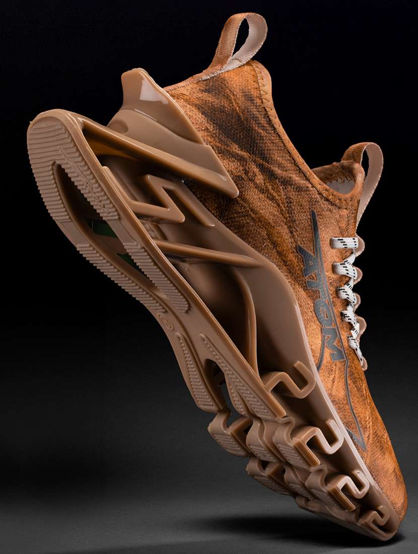 men brown lace up sneaker - 21975389 -  Zoom Image - 0