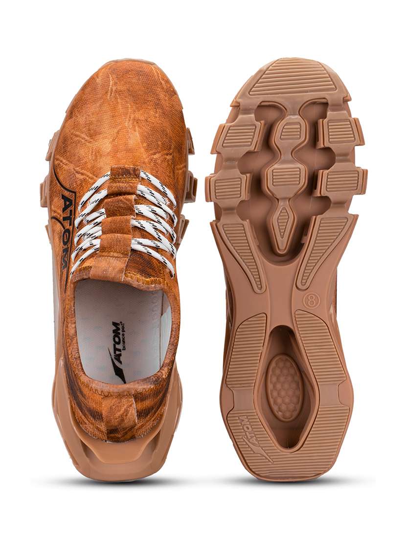 men brown lace up sneaker - 21975389 -  Standard Image - 5