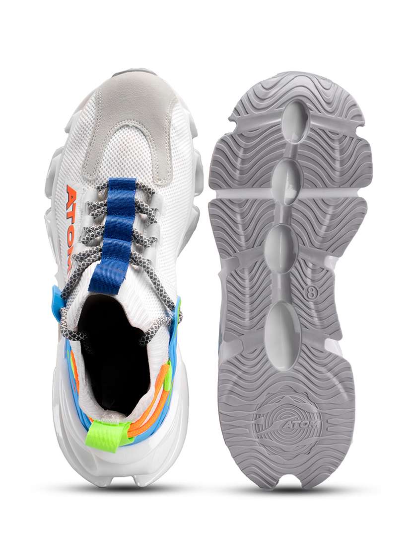 men white lace up sneaker - 21975399 -  Standard Image - 5