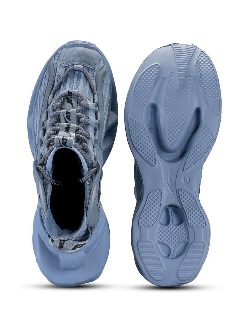 men blue lace up sneaker - 21975406 -  Standard Image - 5