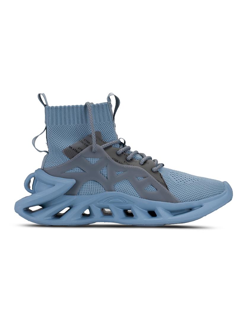 men blue lace up sneaker - 21975408 - Standard Image - 3