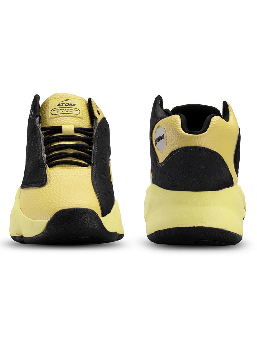 men yellow lace up sneaker - 21975461 - Standard Image - 5