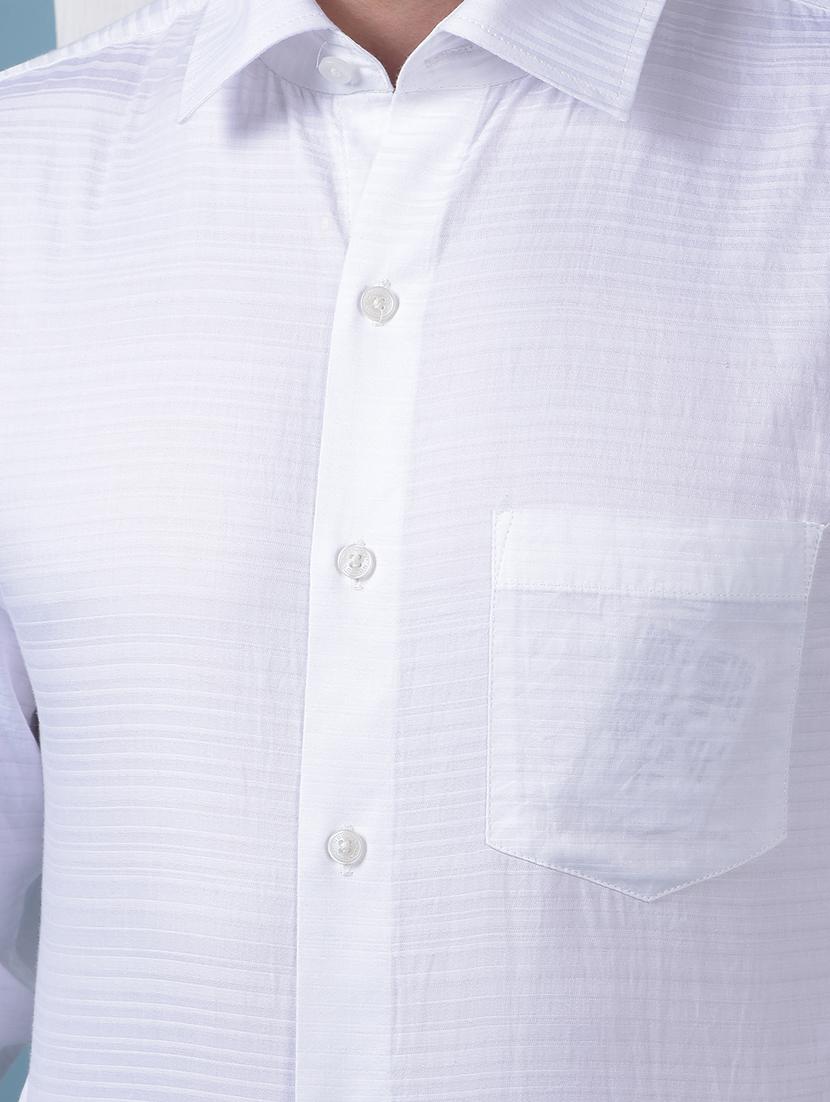 men solid long sleeve slim fit formal shirt - 21975663 - Standard Image - 5
