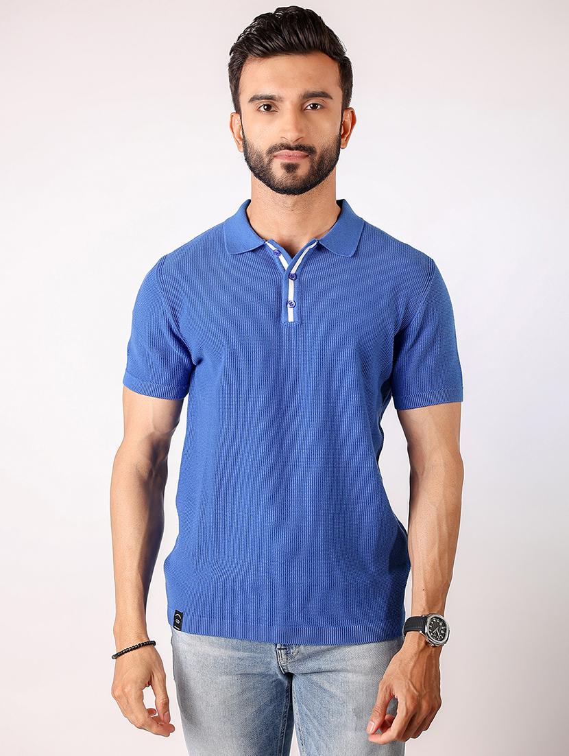 men solid short sleeve regular fit polo t-shirt