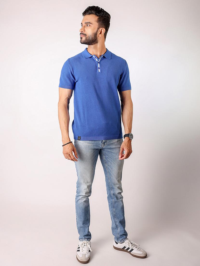men solid short sleeve regular fit polo t-shirt - 21975735 - Standard Image - 3