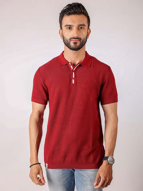 men solid short sleeve regular fit polo t-shirt - 21975736 - Standard Image - 0