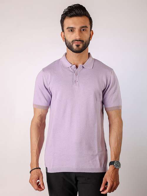 men solid short sleeve regular fit polo t-shirt - 21975739 -  Standard Image - 0