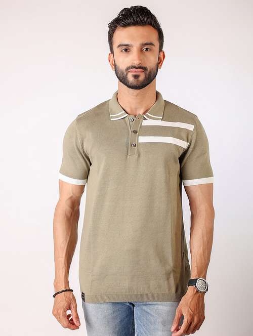 men tapered short sleeve polo t-shirt - 21975741 -  Standard Image - 0