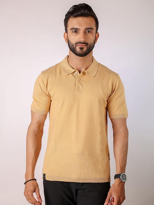 men solid short sleeve regular fit polo t-shirt - 21975747 - Standard Image - 0
