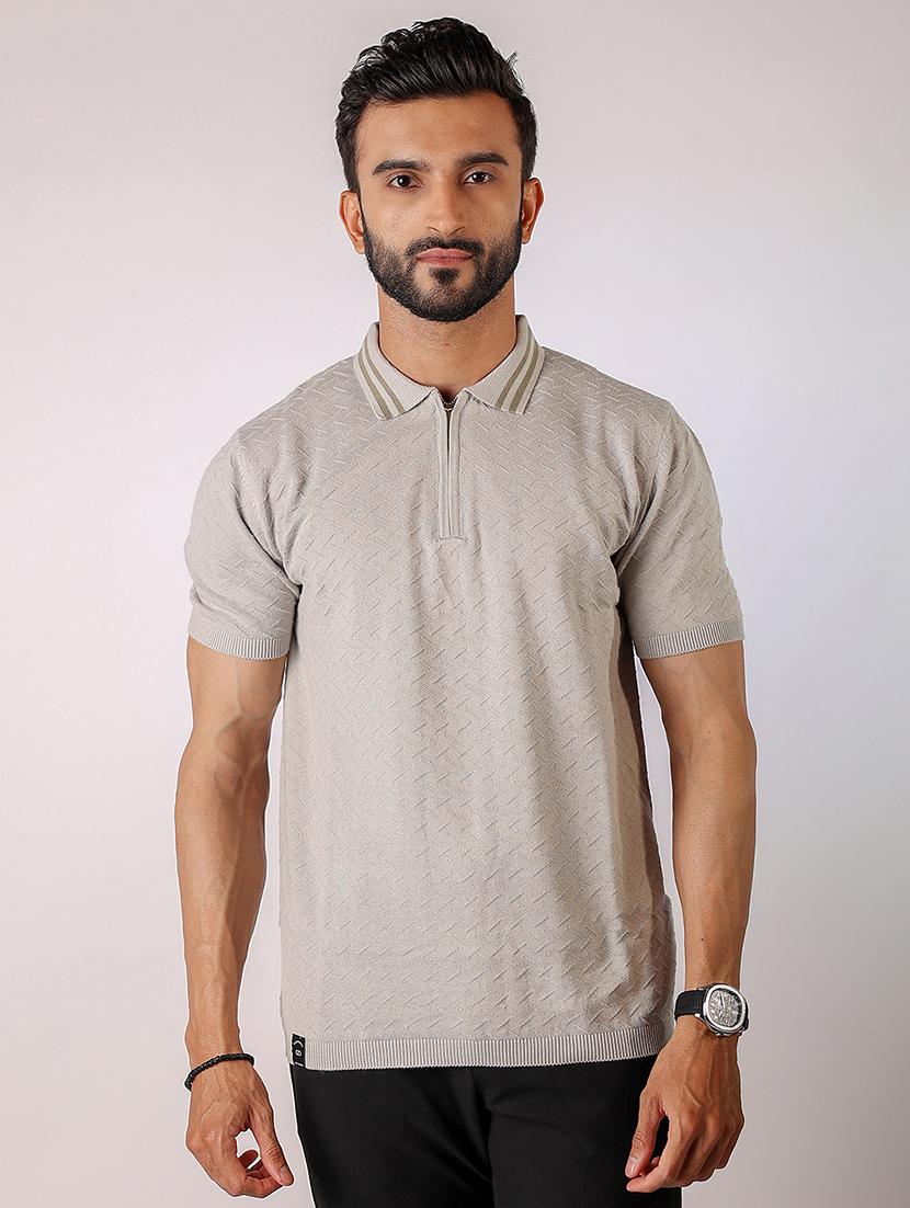men self design short sleeve regular fit polo t-shirt - 21975753 - Zoom Image - 0