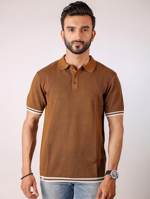men solid short sleeve regular fit polo t-shirt - 21975756 - Standard Image - 0