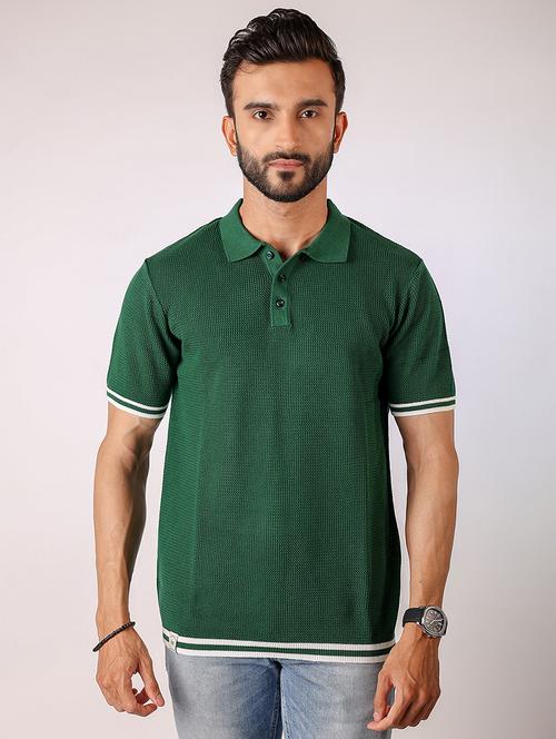 men solid short sleeve regular fit polo t-shirt - 21975757 - Standard Image - 0