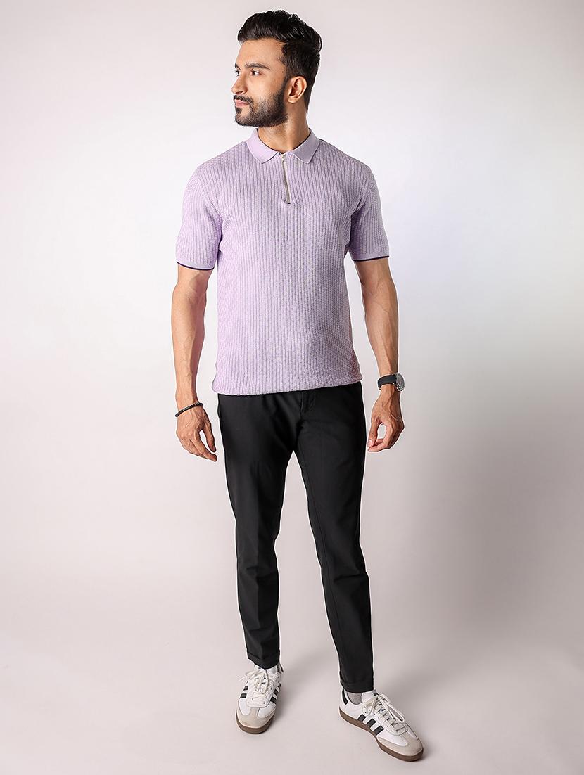 men self design short sleeve regular fit polo t-shirt - 21975774 - Standard Image - 3