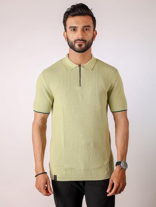 men self design short sleeve regular fit polo t-shirt - 21975775 - Standard Image - 0