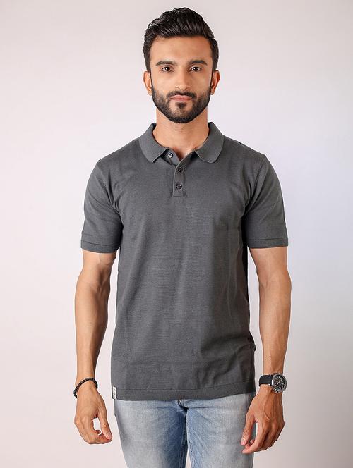 men solid short sleeve regular fit polo t-shirt - 21975777 - Standard Image - 0