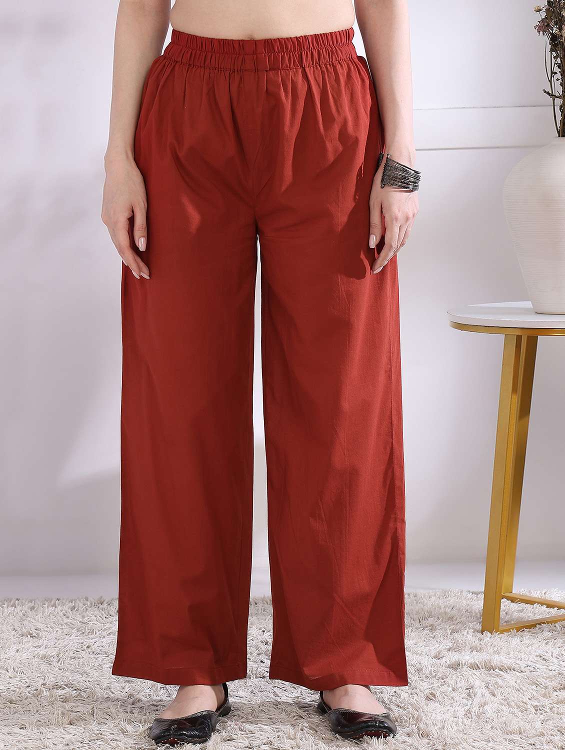 women three quarter sleeve kurta palazzo with dupatta set - 21975793 -  Standard Image - 5