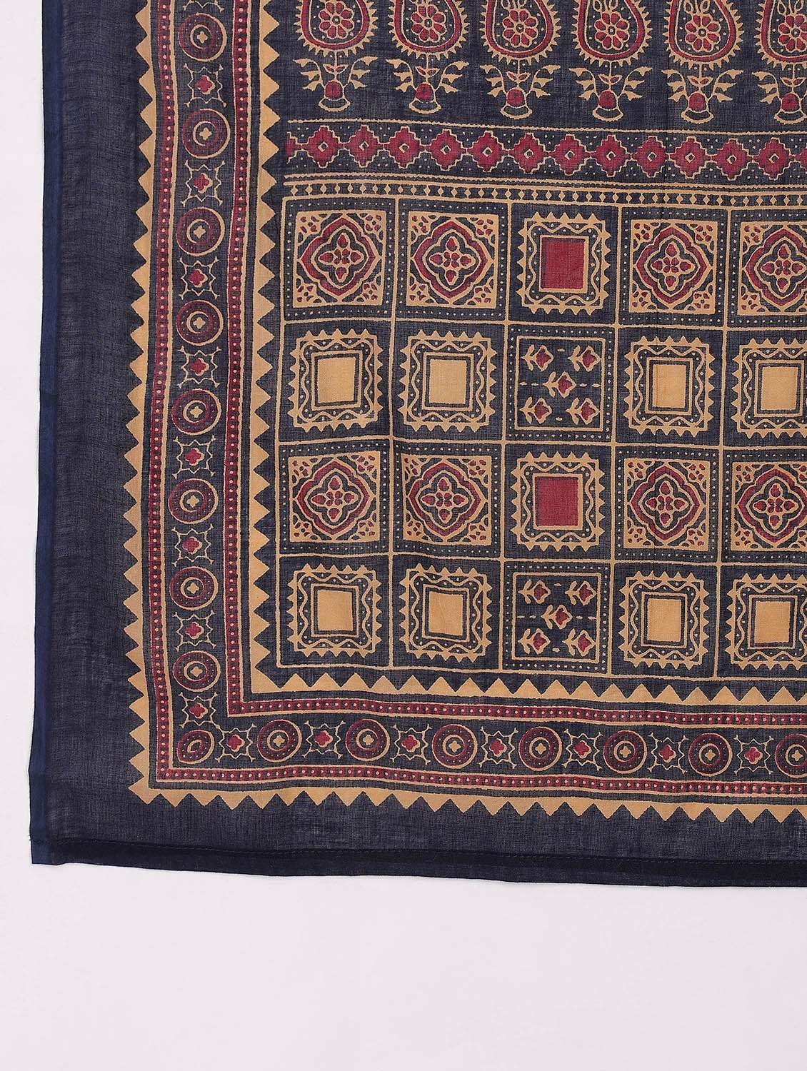 women three quarter sleeve kurta pant with dupatta set - 21975795 -  Standard Image - 8