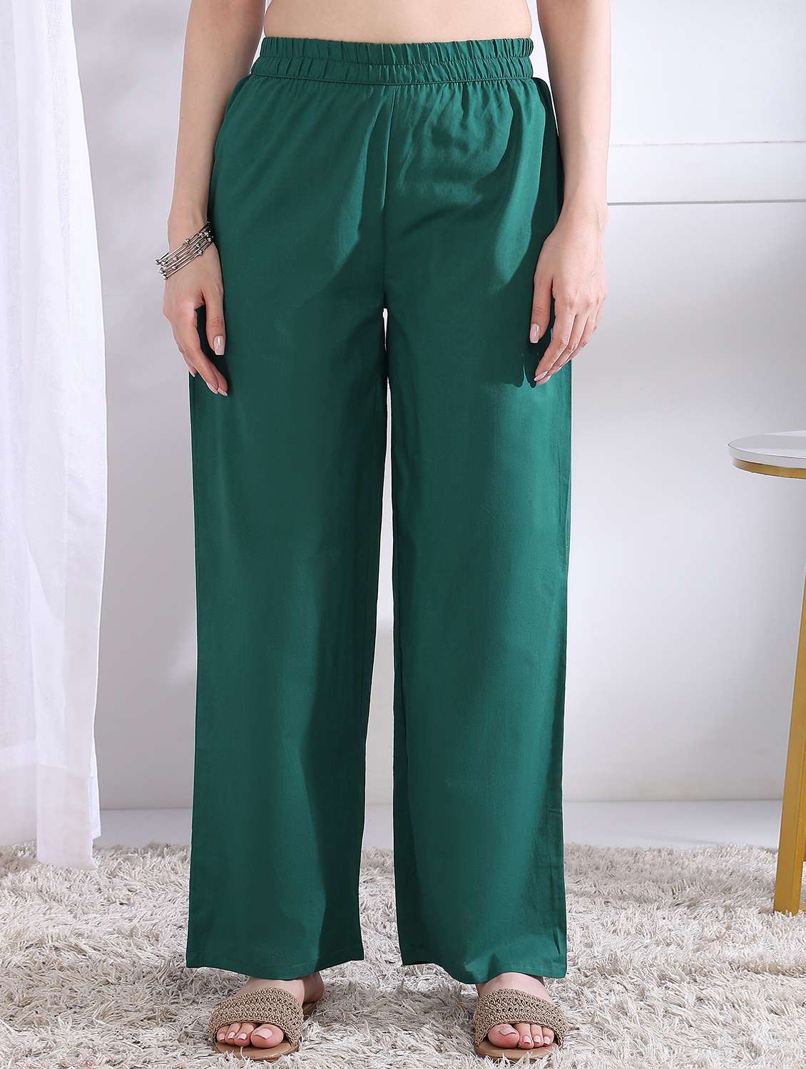 women three quarter sleeve kurta palazzo with dupatta set - 21975800 -  Standard Image - 5