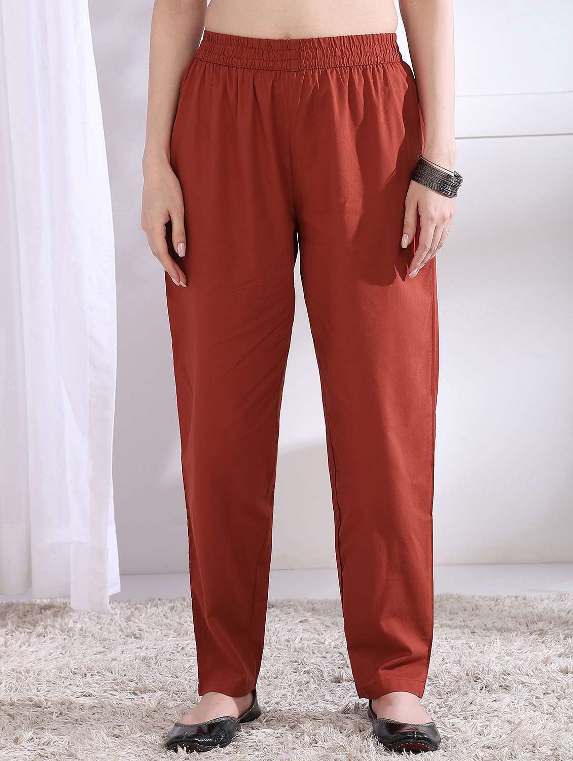 women three quarter sleeve kurta pant with dupatta set - 21975802 -  Standard Image - 5