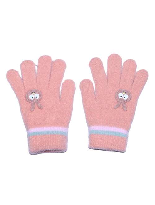 girls solid winter gloves - 21975865 -  Standard Image - 0