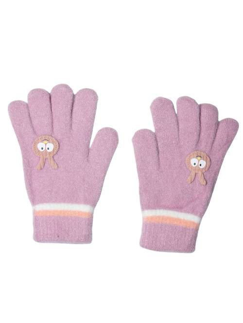 girls solid winter gloves - 21975866 -  Standard Image - 0