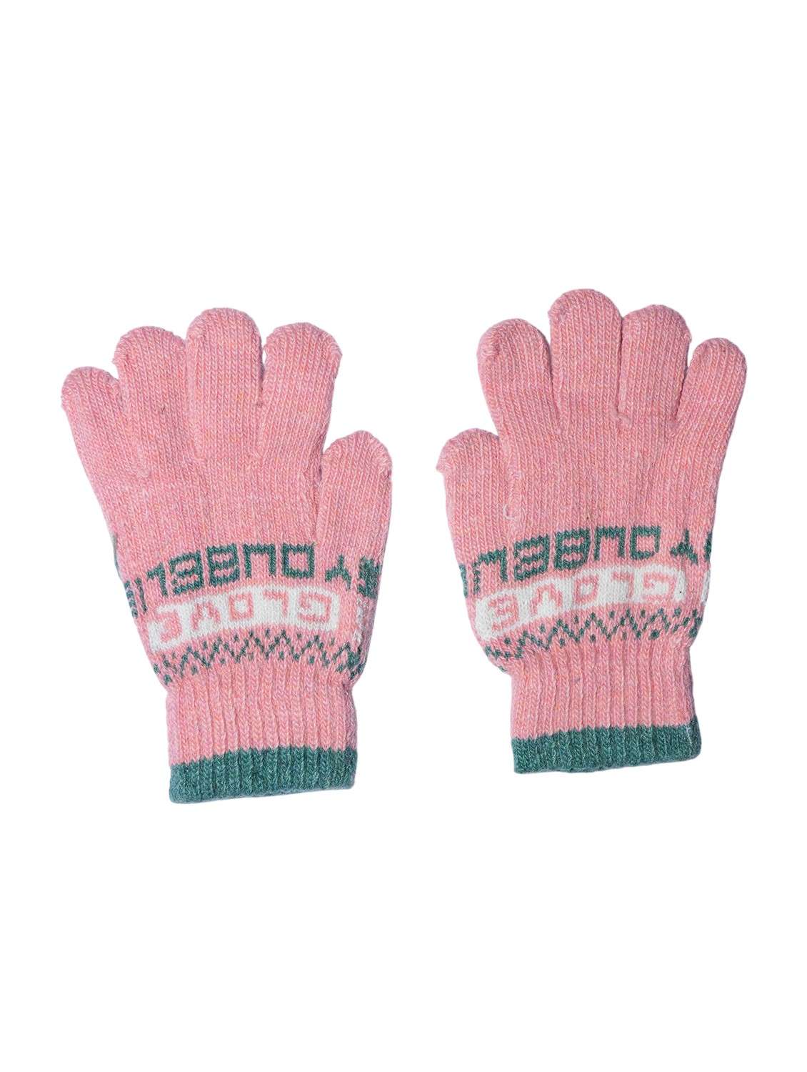 girls self design winter gloves