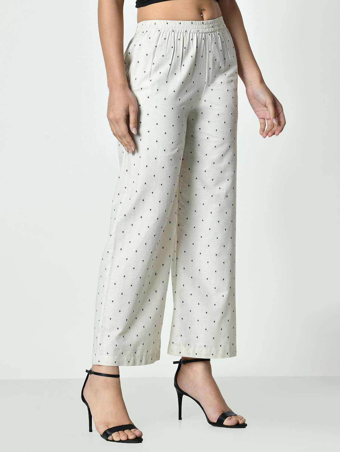 women printed mid rise straight palazzo - 21976388 - Zoom Image - 0