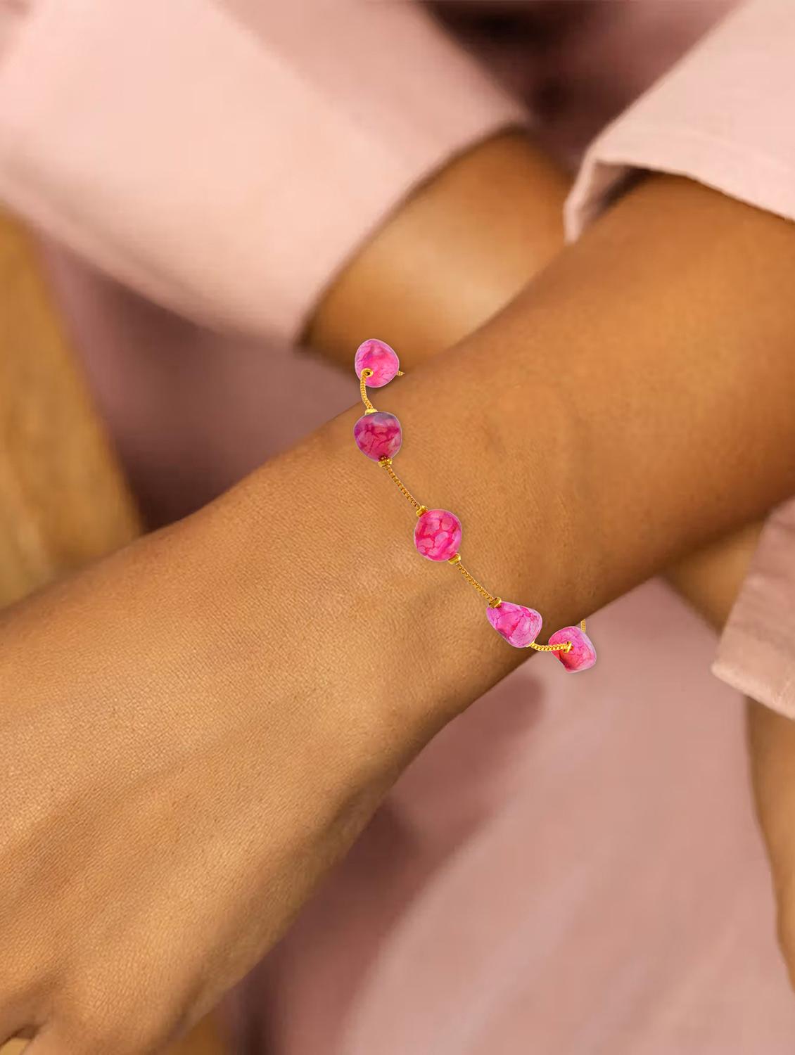 ruby beads women bracelet - 21976405 - Standard Image - 3