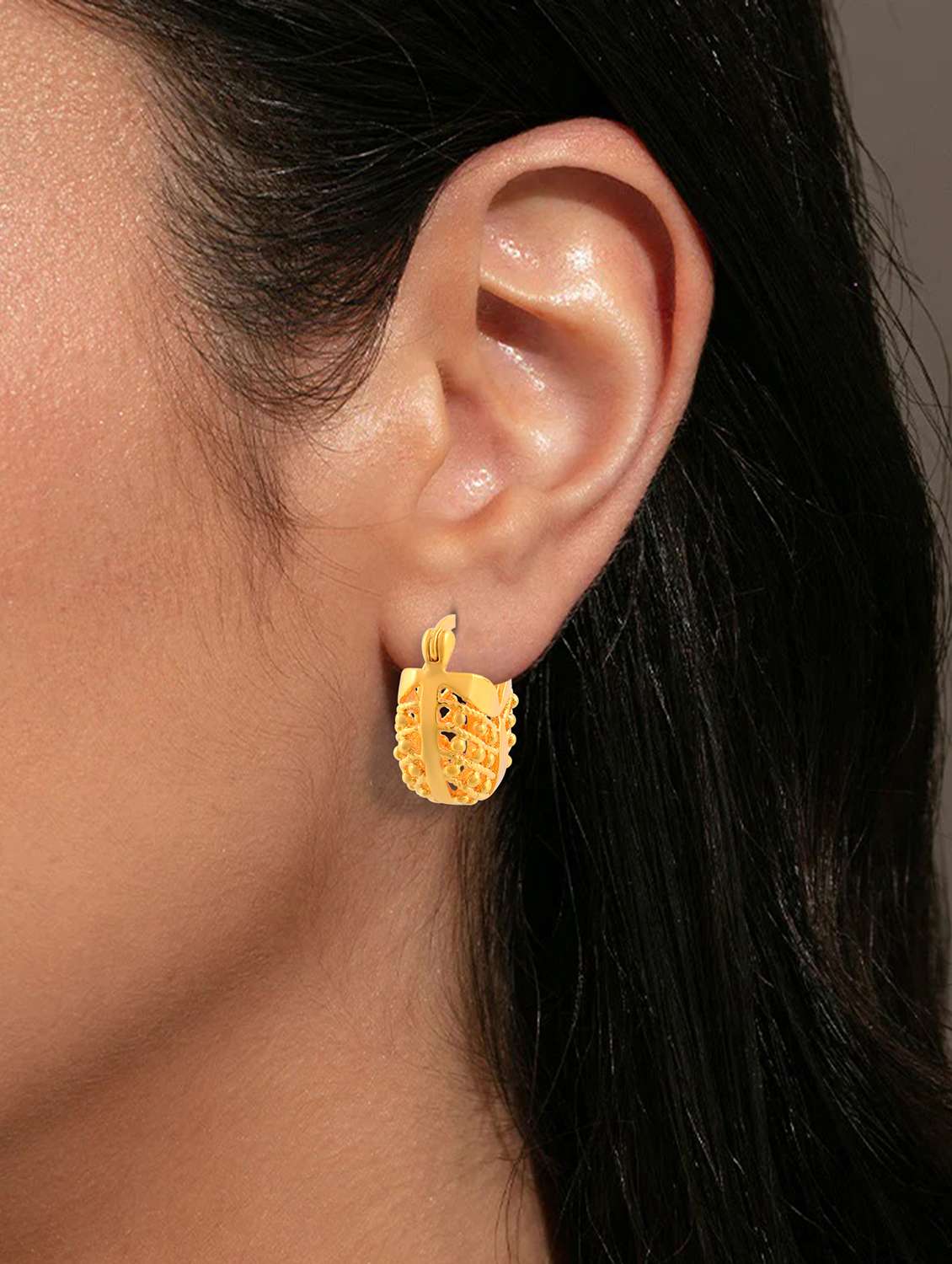 Women Basket Shaoe Gold Plated Drop Earrings - 21976412 -  Standard Image - 3