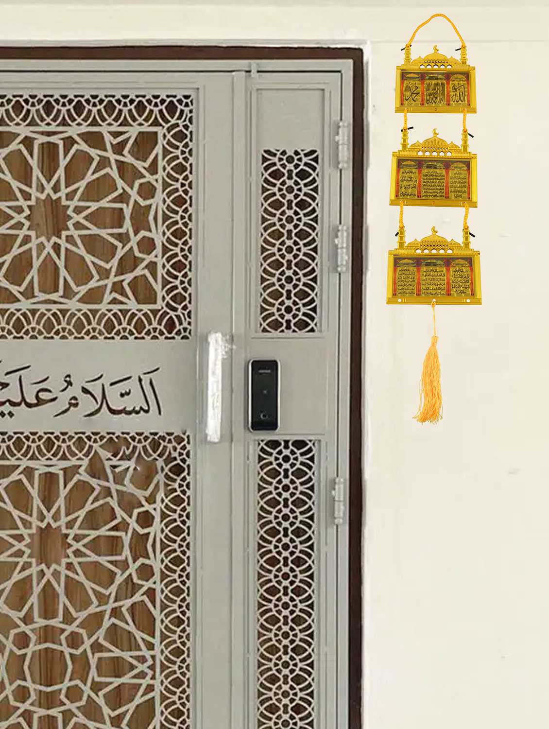 islamic decorative golden door hanging