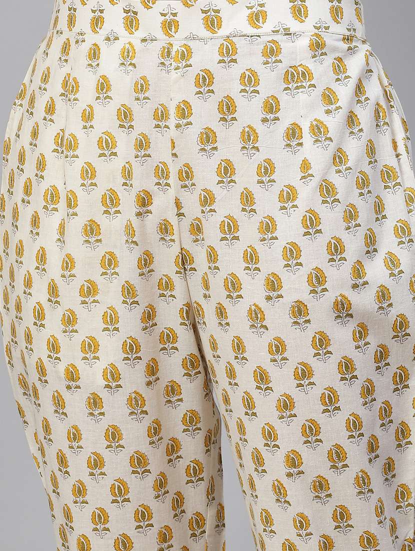 women three quarter sleeve kurta pant with dupatta set - 21976659 -  Standard Image - 5