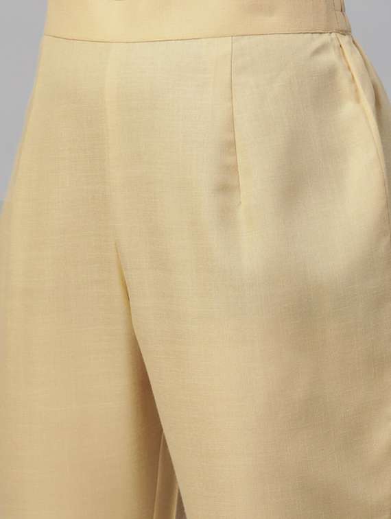 women three quarter sleeve kurta pant with dupatta set - 21976660 -  Standard Image - 5