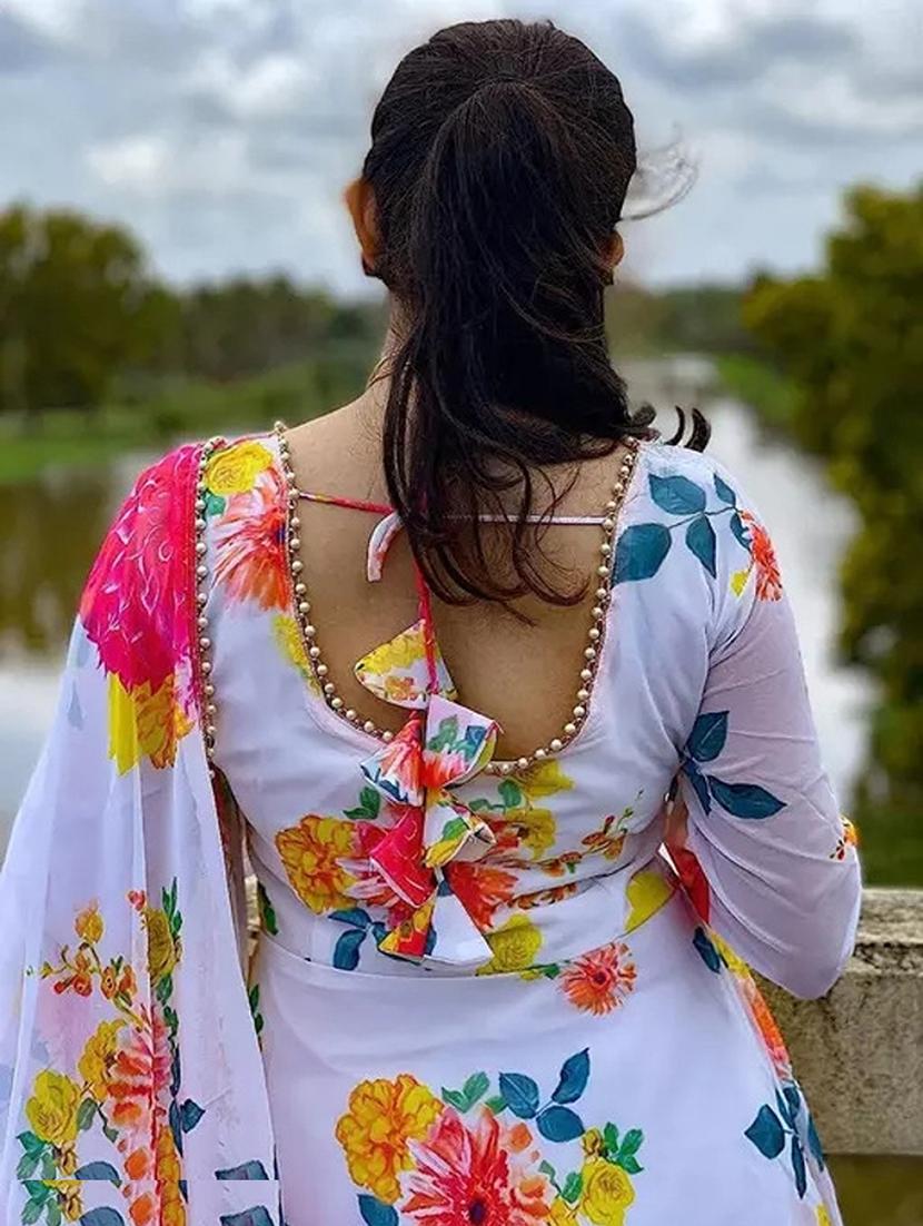 women floral printed long sleeve kurta dupatta set - 21976713 - Standard Image - 3