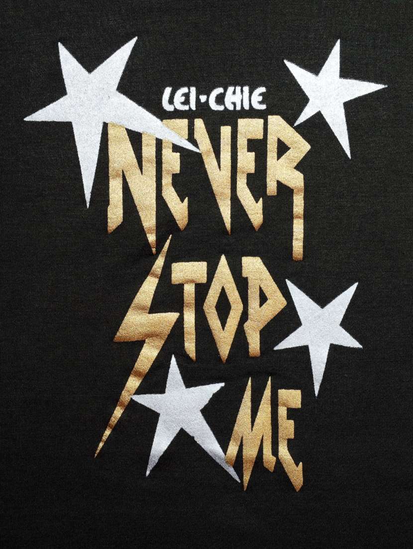 girls black printed short sleeve tee - 21976928 -  Standard Image - 3