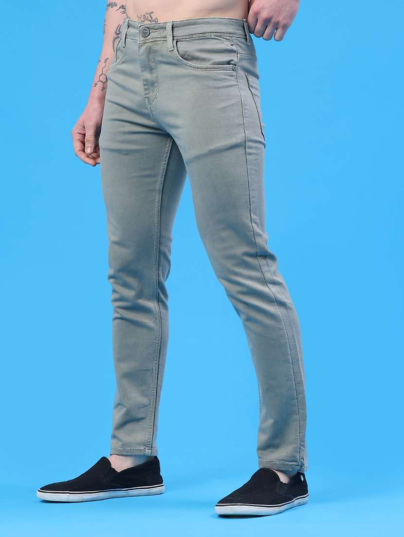 Men Grey Denim Jean - 21977017 -  Standard Image - 3