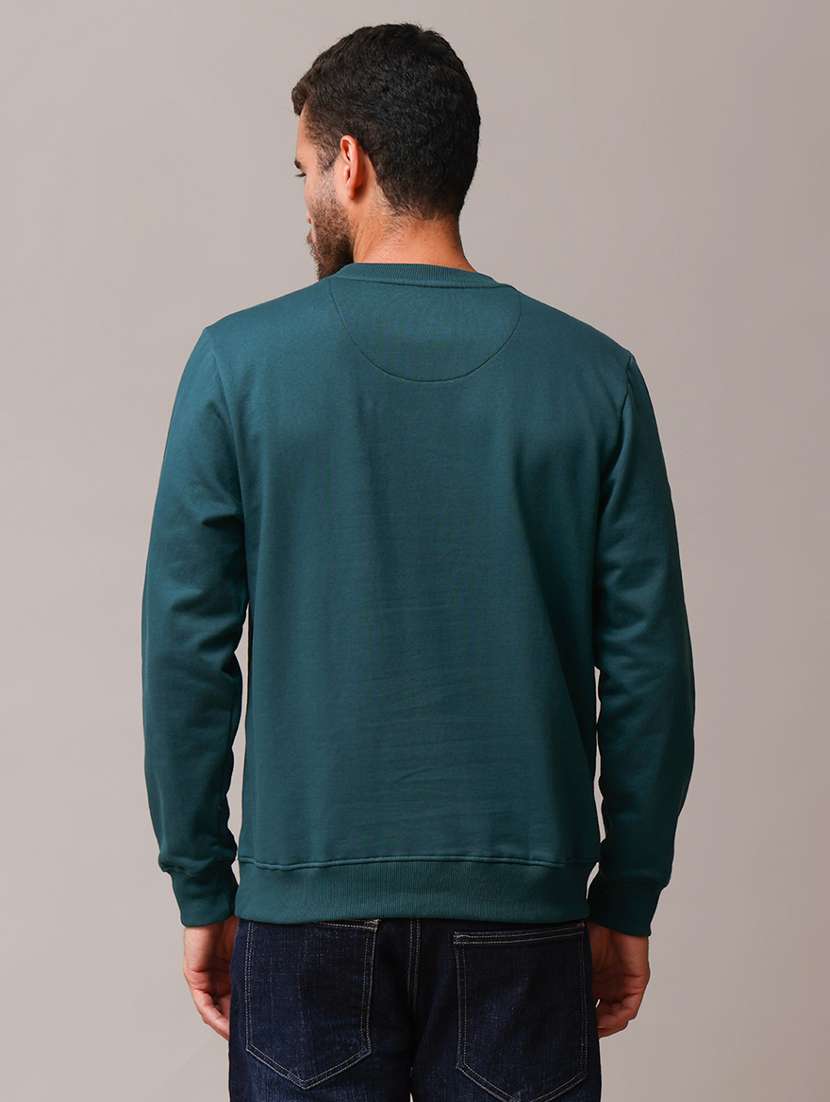 men solid long sleeve regular fit sweatshirt - 21977067 -  Standard Image - 3