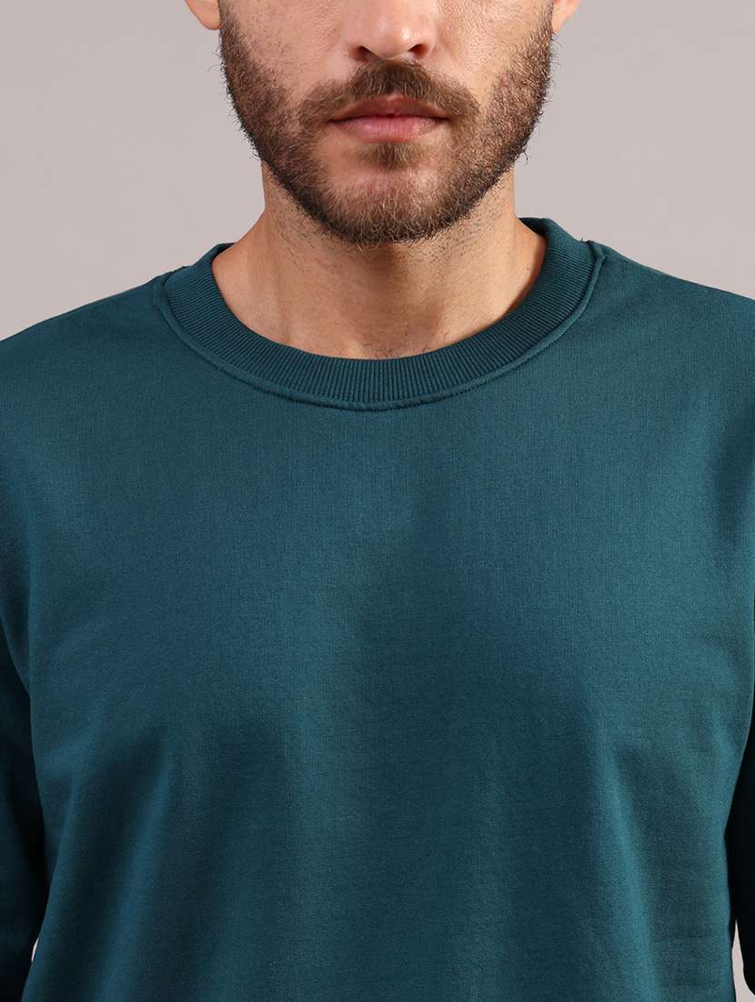 men solid long sleeve regular fit sweatshirt - 21977067 -  Standard Image - 5