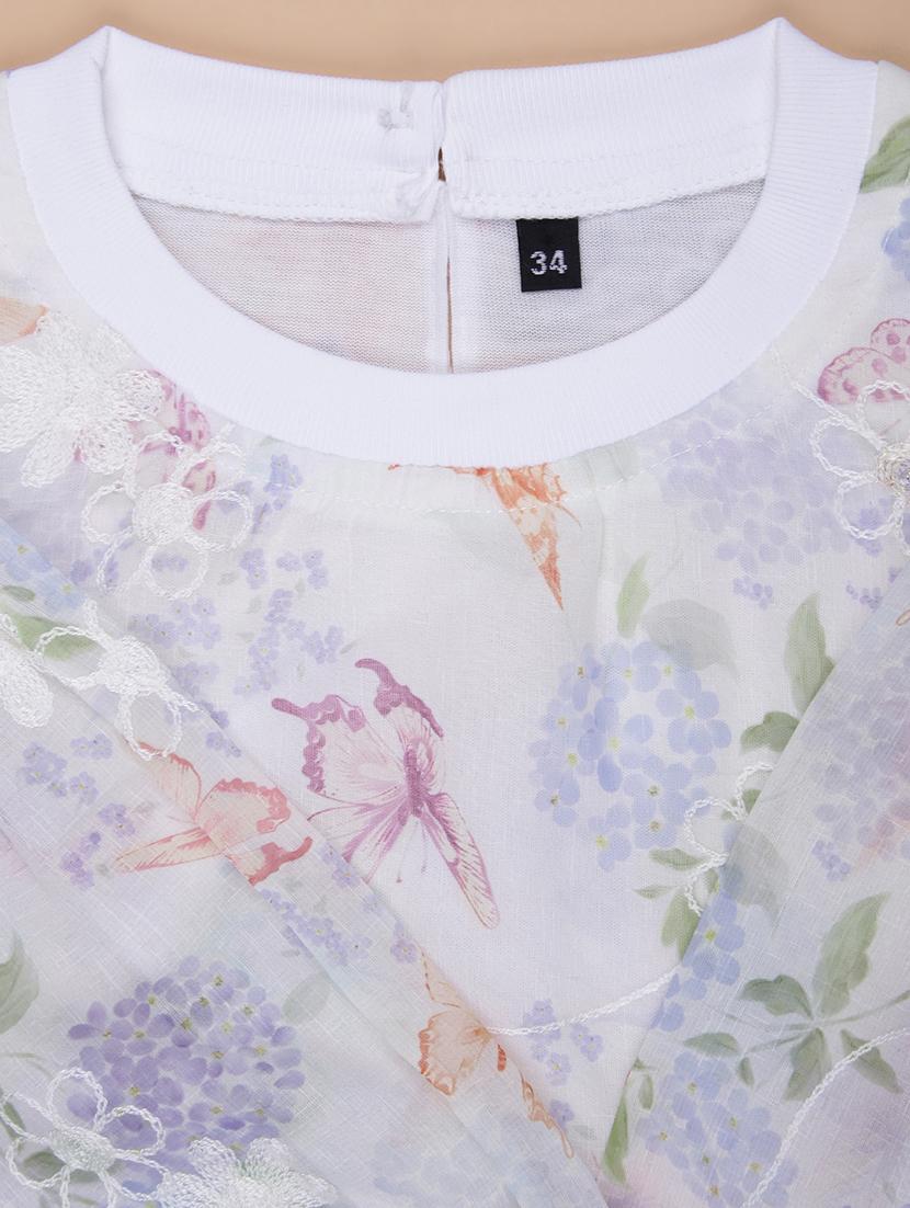girls floral print long sleeve top - 21977155 - Standard Image - 3