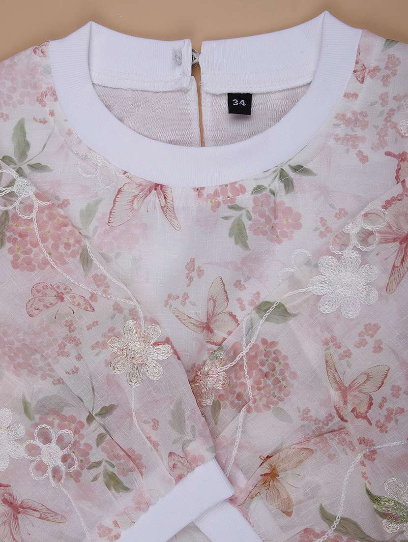 girls floral print long sleeve top - 21977156 -  Standard Image - 3