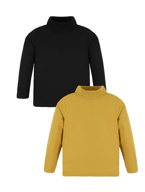 boys pack of 2 solid long sleeve t-shirt - 21977237 - Standard Image - 0
