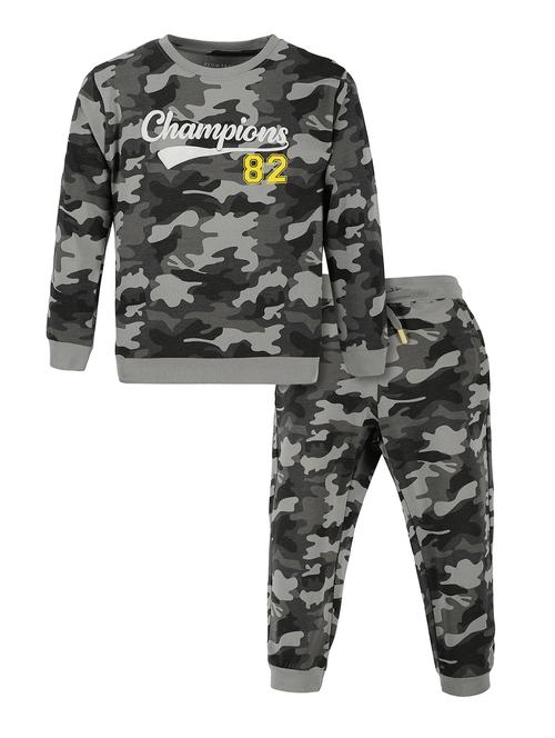 boys printed t-shirt & jogger full length set - 21977243 -  Standard Image - 0