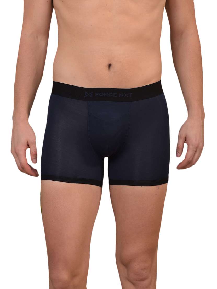 men solid low rise trunk