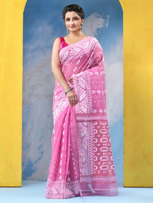 women self design jamdani saree - 21977352 -  Standard Image - 0