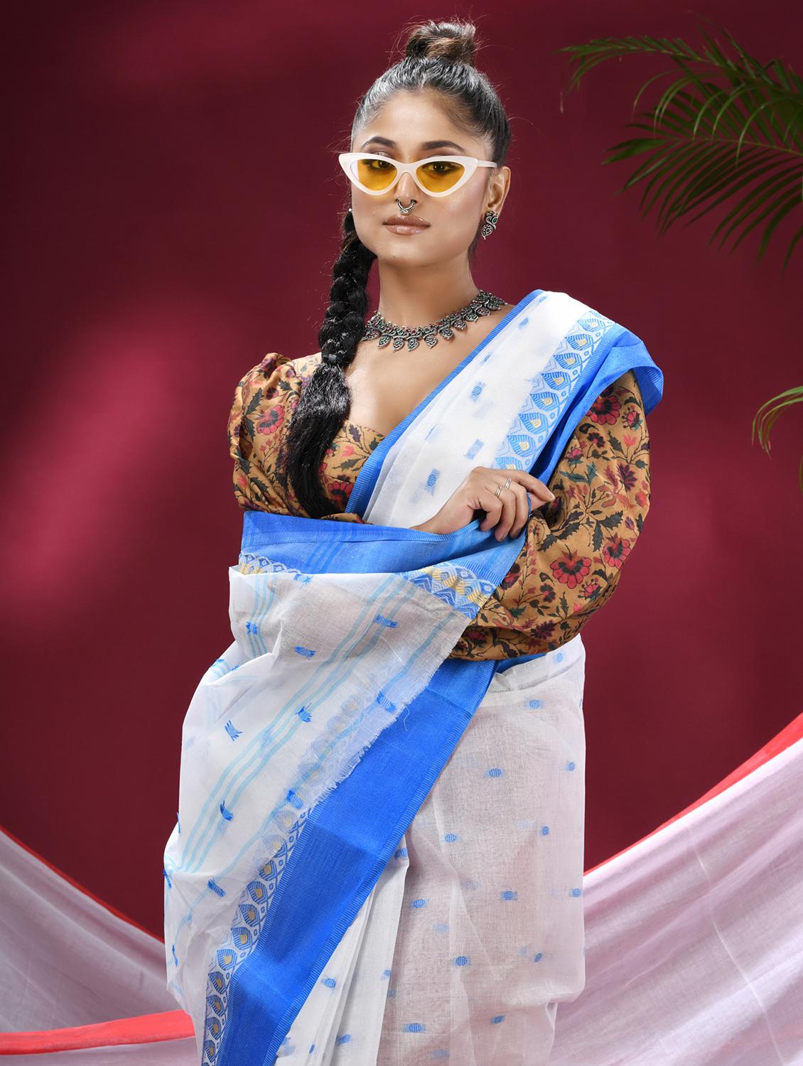 women self design handloom saree - 21977359 - Standard Image - 3