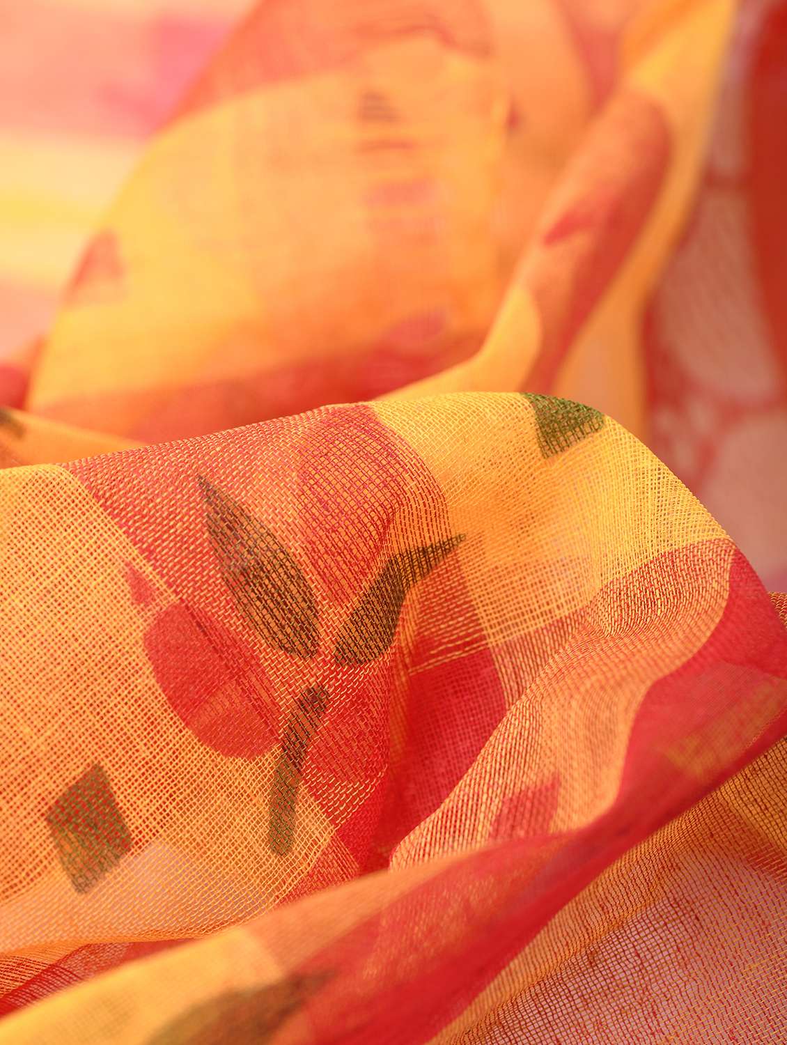 women printed handloom saree - 21977365 -  Standard Image - 3