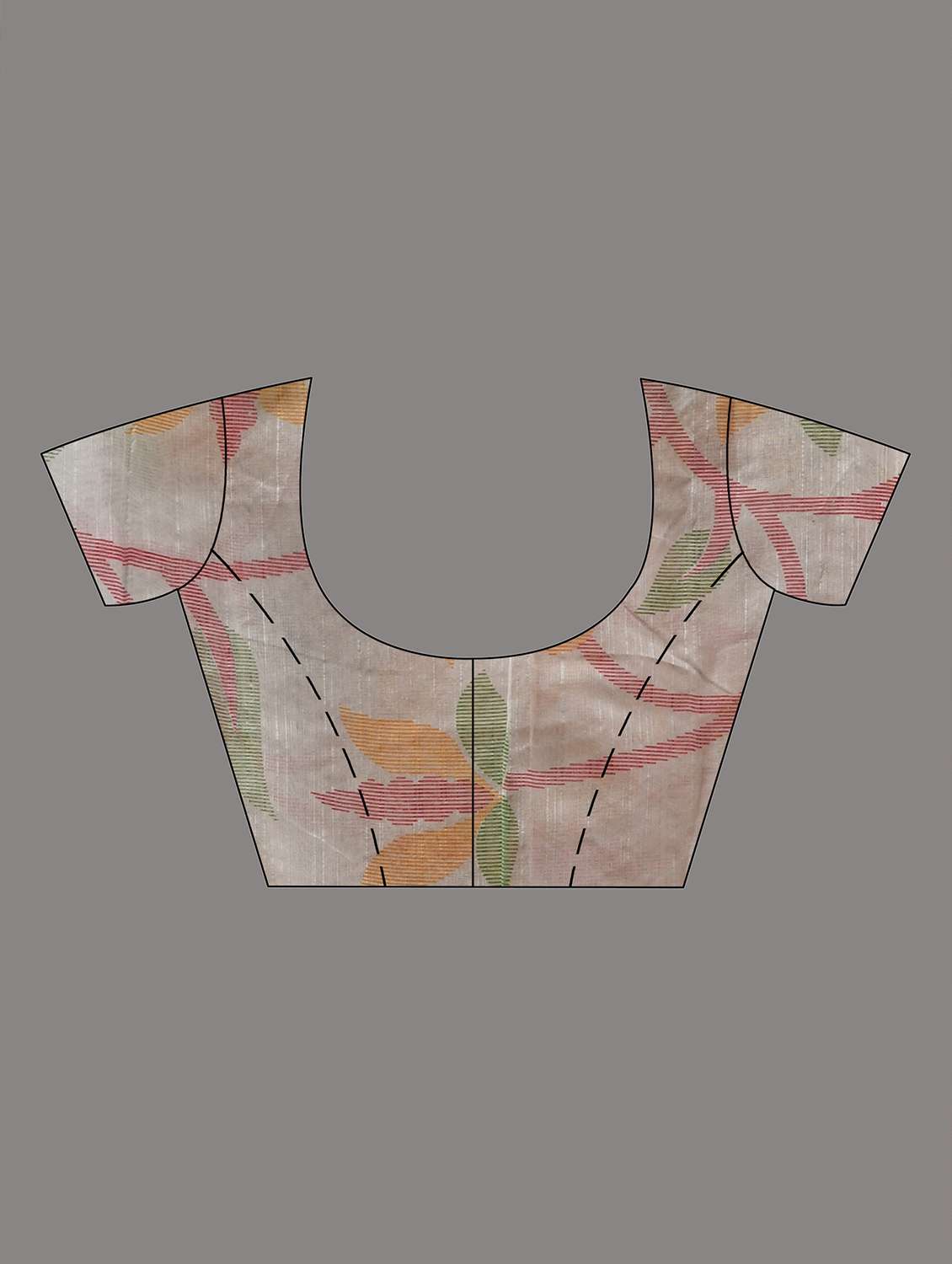 women printed handloom saree with blouse - 21977372 -  Standard Image - 3