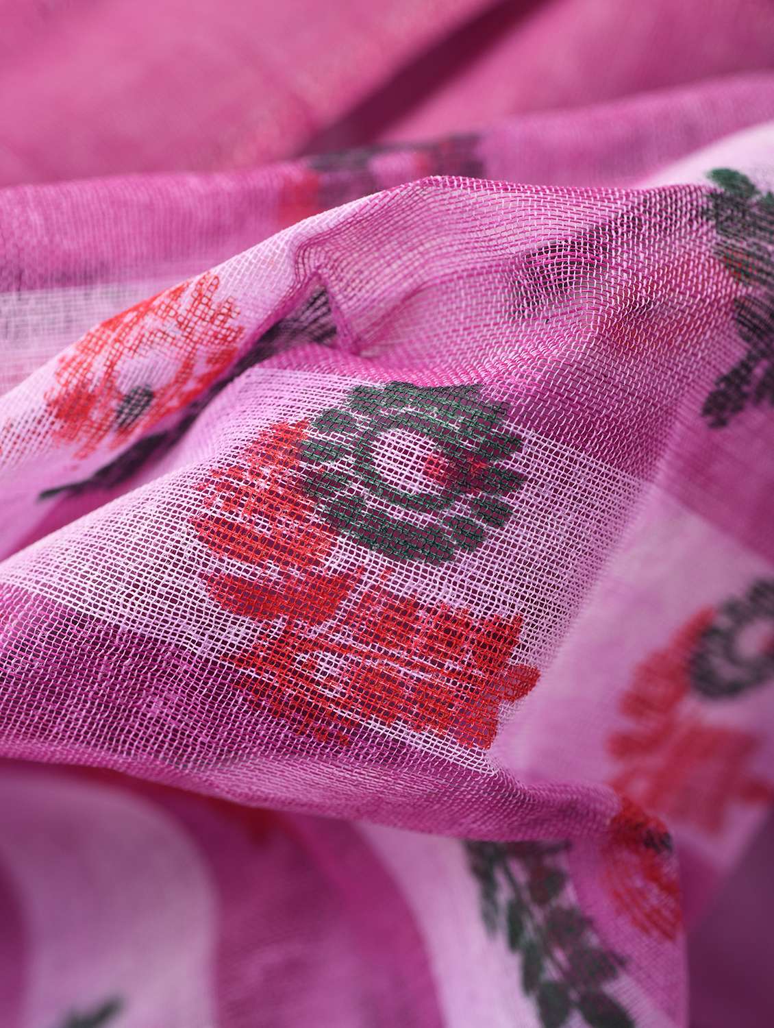 women printed handloom saree - 21977376 -  Standard Image - 3