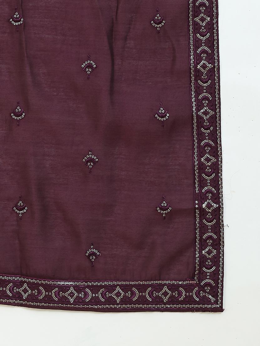men embroidered mandarin neck kurta with dupatta - 21977404 - Standard Image - 5